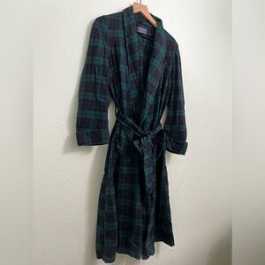 Pendleton | Black Watch Tartan Plaid Robe Small